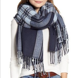 ‼️SOLD❤️ Plaid Fringe Blanket Scarf
